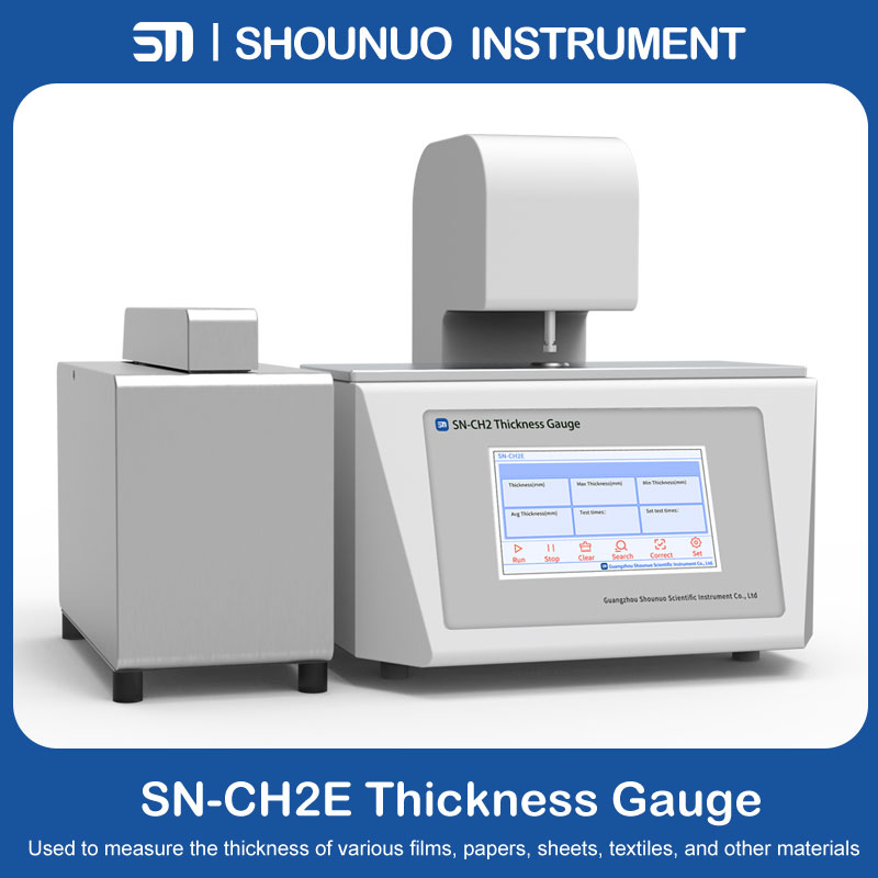 precision thickness gauge for flexible packaging